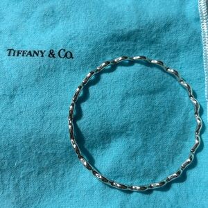 Tiffany & Co. Sterling Silver Paloma Picasso Zig-Zag Bangle Bracelet